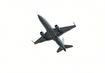 Obraz premium Airplane Taking Off, Aerial View, Passenger Jet