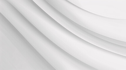 Elegant plain white gradient background with smooth transitions and wavy curved lines for modern digital use.

