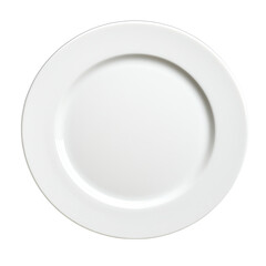 white plate isolated on white isolated on transparent background png