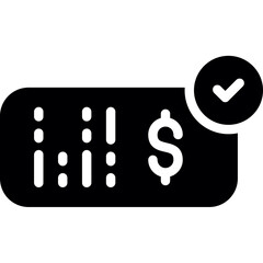 Subscription Model Glyph Icon