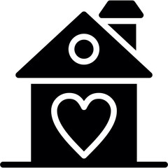 Homeowner's Association Glyph Icon