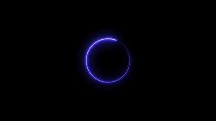 Abstract circle loading animation design.