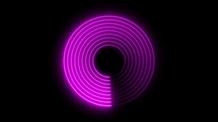 Abstract circle loading animation design.