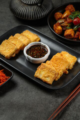 Hearty and delicious seafood with spices