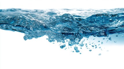Abstract image of water with a sense of motion, perfect for a clean design or representing liquid elements