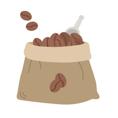 a bag of coffee bean