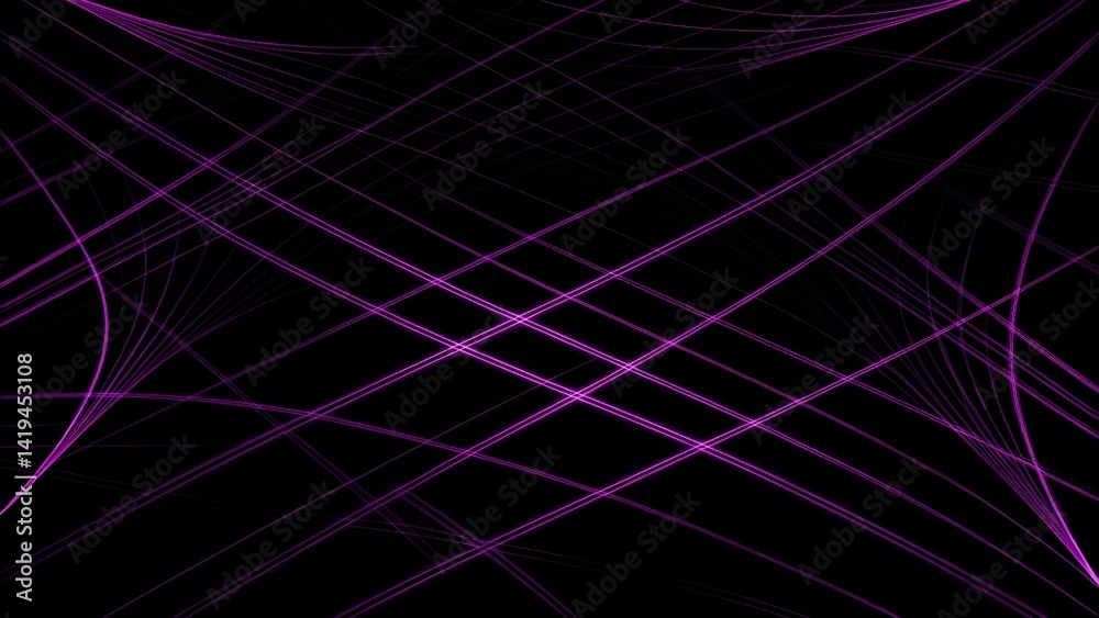 Aufkleber a purple background with lines and a black background with white lines, abstract geometric patterns,