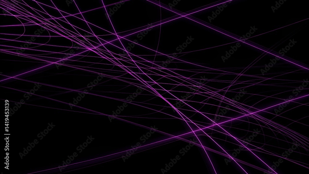 Poster a purple background with lines and a black background with white lines, abstract geometric patterns,