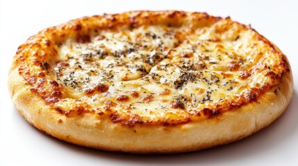 pizza box open flat lay