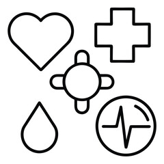 vector medical icons