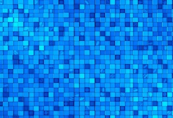 Fototapeta premium Abstract blue mosaic grid, geometric pattern background, navy, angles