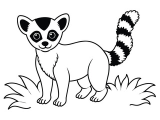 A cute, isolated, brown animal portrait shows a sitting, domestic feline-like fox