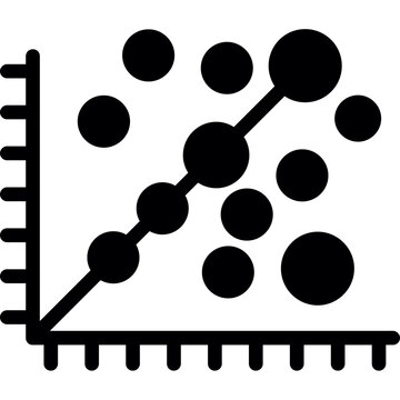 Scatter Plot Glyph Icon