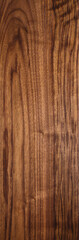 Naklejka premium Black walnut wood texture of solid board oil finished