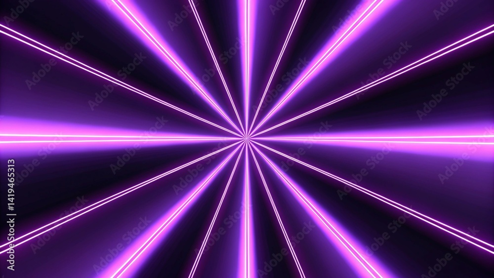 Aufkleber Black purple abstract background with wavy lines and curves in the center of the image, with a black background and a purple background with a white border, modern design backdrop texture
