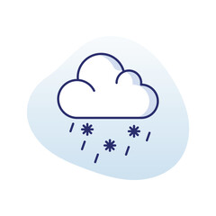 Sleet Vector icon
