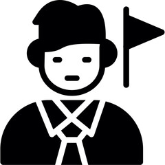 Employee Training Glyph Icon