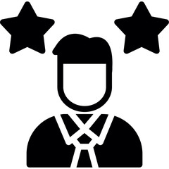 Customer Satisfaction Glyph Icon