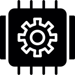 Machine Learning Glyph Icon