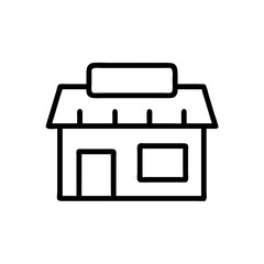 Grocery Store Building Icon Design