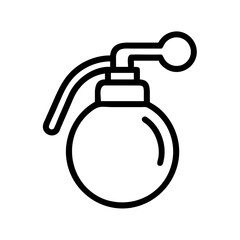 Hand Grenade with Pin Icon Design
