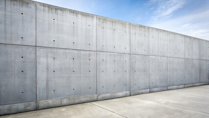 Macro Concrete Wall Texture: Sleek Gray Polished Finish Modern Outdoor Design