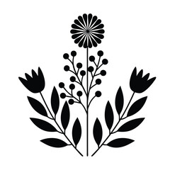 vector illustration of a flower