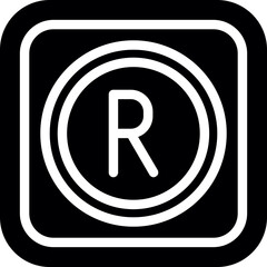 Fair Use Doctrine Glyph Icon