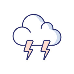 Storm  Vector icon