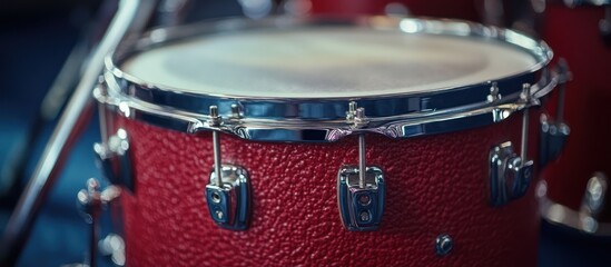 Close-up of a red drum