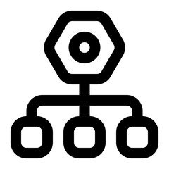 Oganization icon for illustration