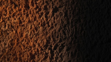 Rugged Textured Surface Closeup Warm Natural Brown Light Shadow