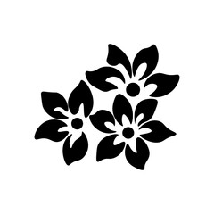 vector image, stylized bouquet of flowers