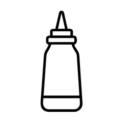 Ketchup or Sauce Bottle Icon Design