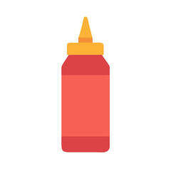 Ketchup or Sauce Bottle Icon Design