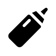 Ketchup or Sauce Bottle Icon Design