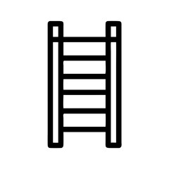 Ladder with Vertical Rungs Icon Design