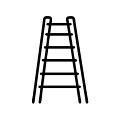 Ladder with Vertical Rungs Icon Design