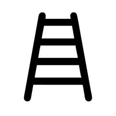 Ladder with Vertical Rungs Icon Design