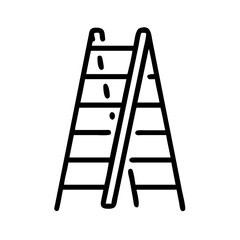 Ladder with Vertical Steps Icon Design