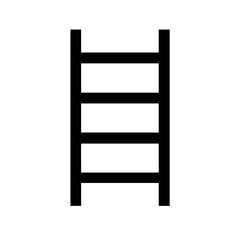 Ladder with Vertical Steps Icon Design