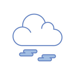 Fog Vector icon