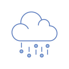 Light Hail  Vector icon