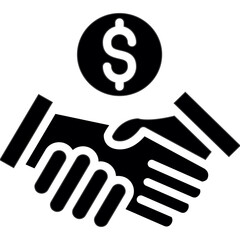 Employment Sponsorship Glyph Icon