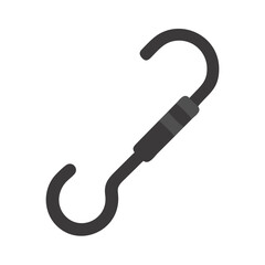 Meat Hook with Curved End Icon Design