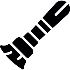 Excavation Brush Glyph Icon