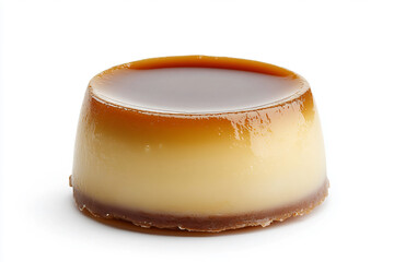 a dessert with a thick layer of caramel