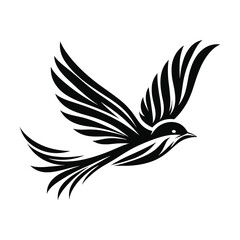 Flying Bird Vector Illustrator Design