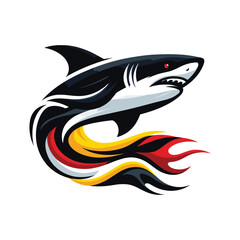 Shark Fish Vector Design