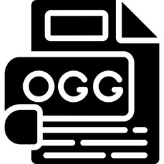 OGG Glyph Icon